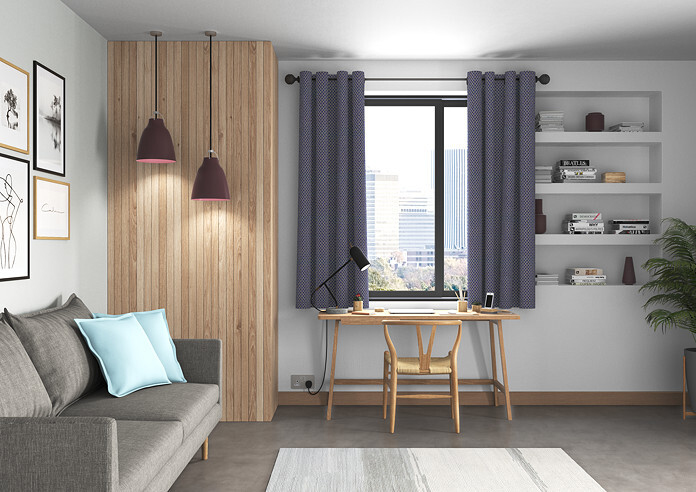 Sicily, Blue - Made to Measure Curtains - Image 5